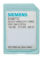 SIMATIC S7, Micro Memory Card para S7-300/C7/ET 200, 3, 3V Nflash, 128 KB